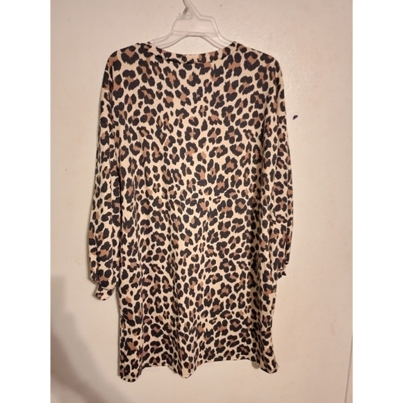 VICI Leopard Print Long Sleeve Dress Size S - Picture 2 of 8
